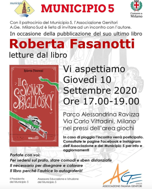 Il Signor Sbagliosky - Lettura animata al Parco Ravizza